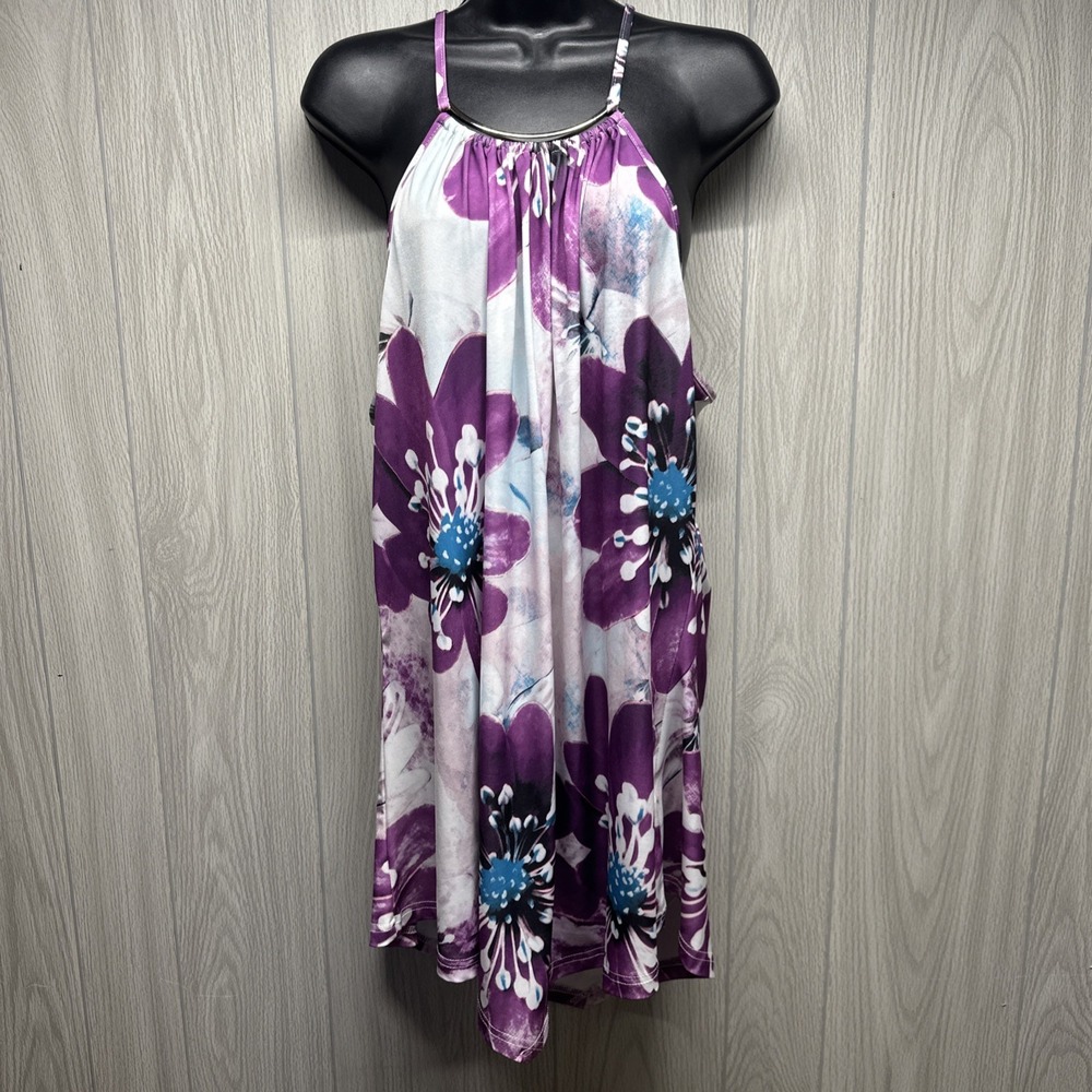 LILY WOMENS/TEENS  SUMMER MINI DRESS/TUNIC TOP-NWT, vacation- Plus 3 XL Floral